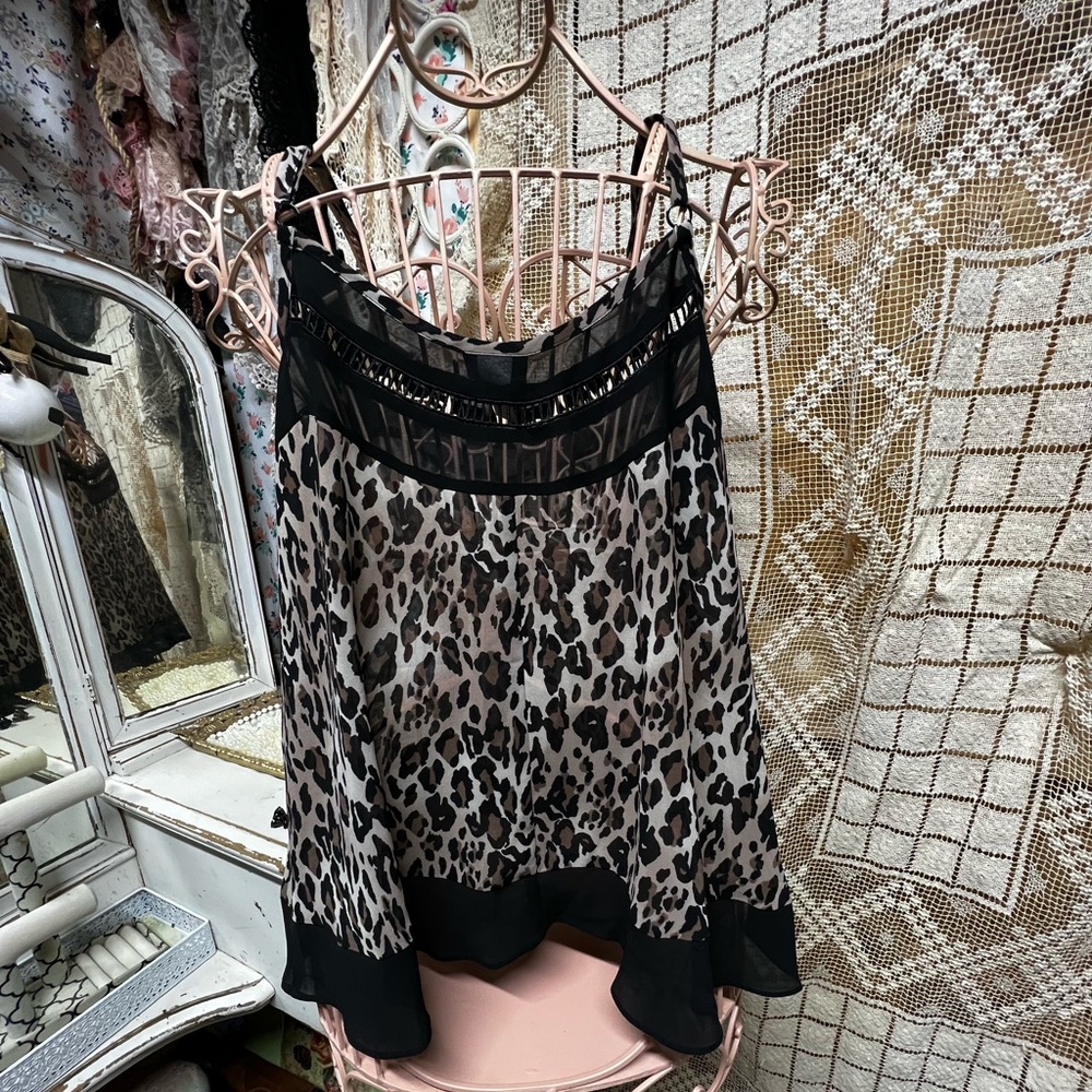 Torrid Silky Leopard Print Tank